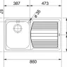 Franke sudopera Logica Line LLX 611 L leva 101.0152.585