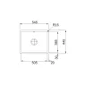 Franke sudopera Kubus KBK 110-50 126.0335.883