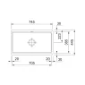 Franke sudopera Kubus KBK 110-70 126.0381.512