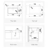 Blanco sudopera Etagon 700-IF/A 524274