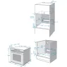 Midea ugradni set Kanopus 7NM30T0B + MIH742F558K2