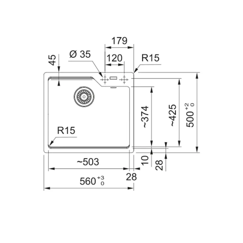 Franke sudopera UBG 610-50 114.0686.791