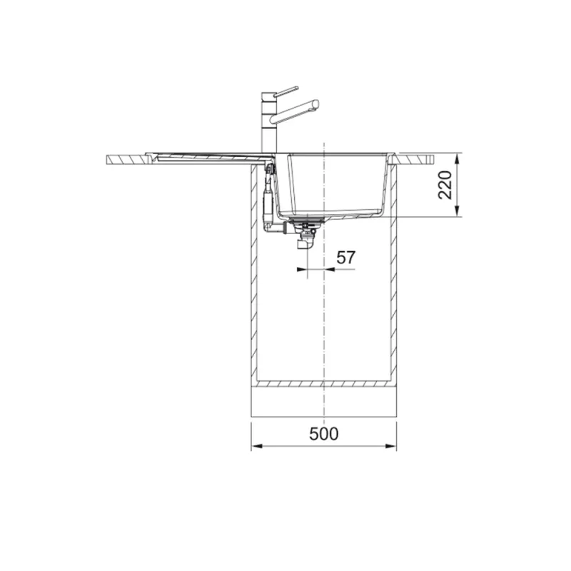 Franke sudopera UBG 611-86 114.0686.760