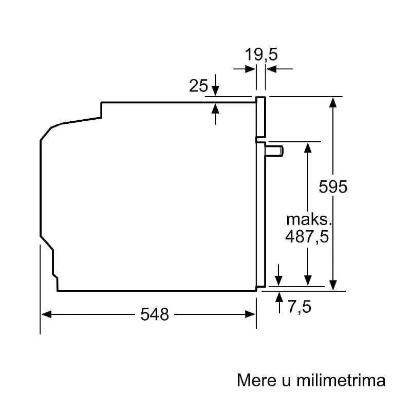 Bosch ugradna rerna HBA571BB4
