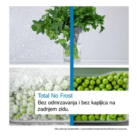 Bosch kombinovani frižider KGN49OCAF