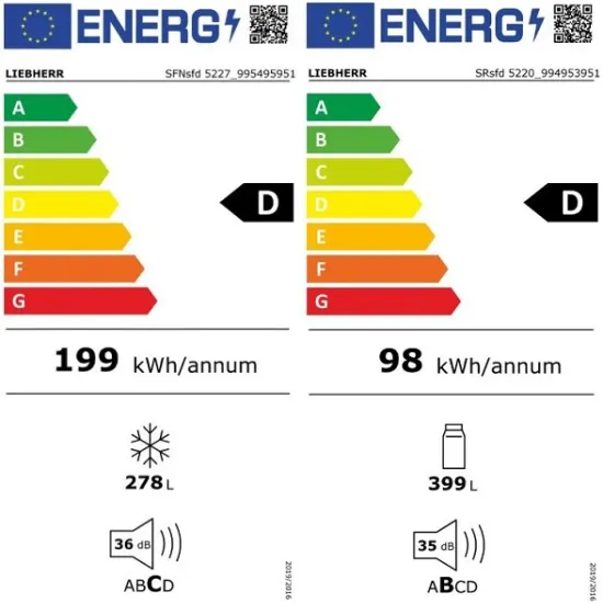 Liebherr side by side frižider XRFsf 5220